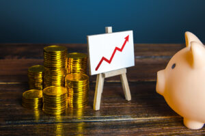 Piggy Bank and Coins